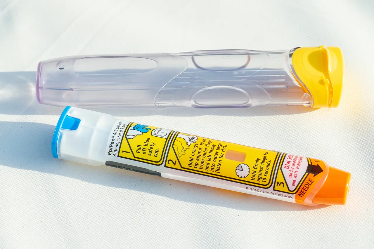An open epipen