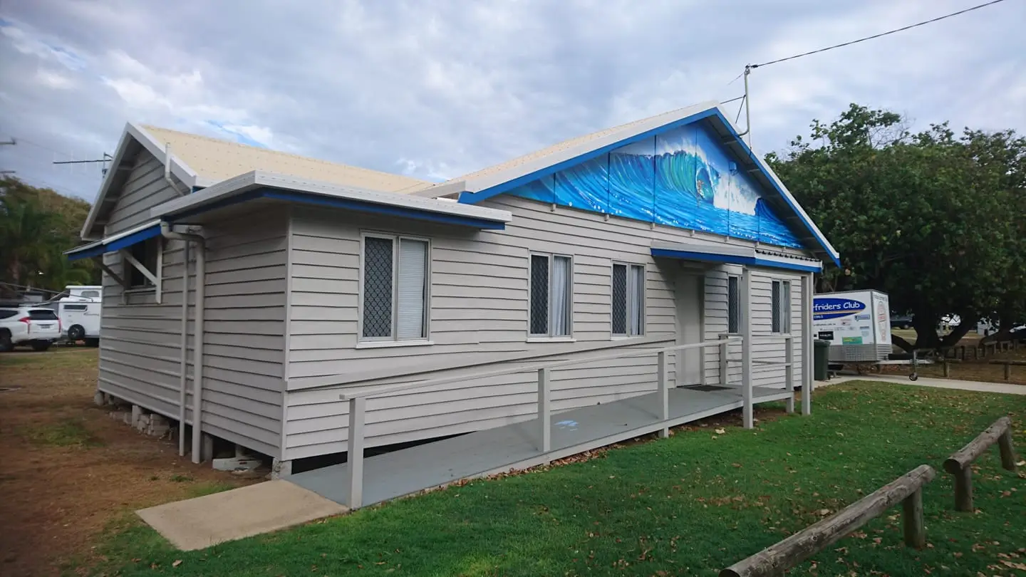 Surf Riders Clubhouse in Bargara, a local training venue for Reef Training & Aquatics courses